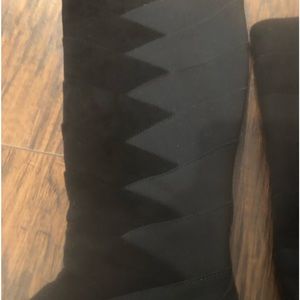 Black boots - Size 8 M - Adrienne Vitadini knee high boots